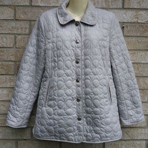 SIZE S. COACH signature C logo lightweight jacket.